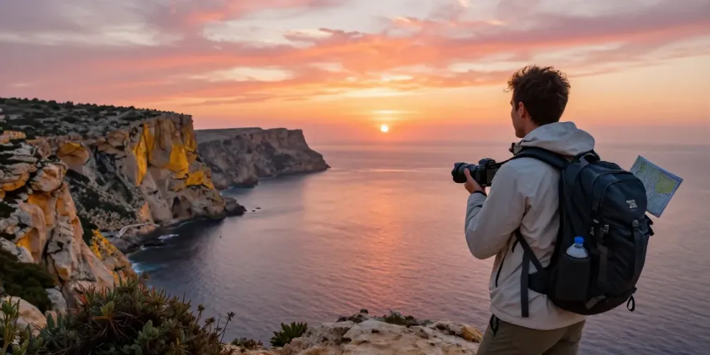 Gozo tours showcase breathtaking coastal views during sunset.